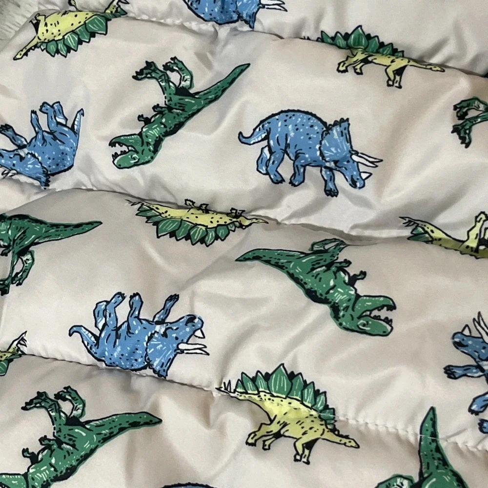 Dinosaur Puffer Vest For Infants Size 3 - 6 Months Old Navy T-Rex